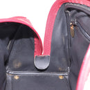 SAINT LAURENT Hand Bag Leather 2way Red Gold Auth 206113V-23