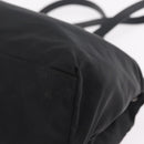 PRADA Tote Bag Nylon Black Silver Auth 206115V-19