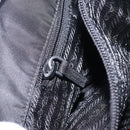 PRADA Tote Bag Nylon Black Silver Auth 206115V-32