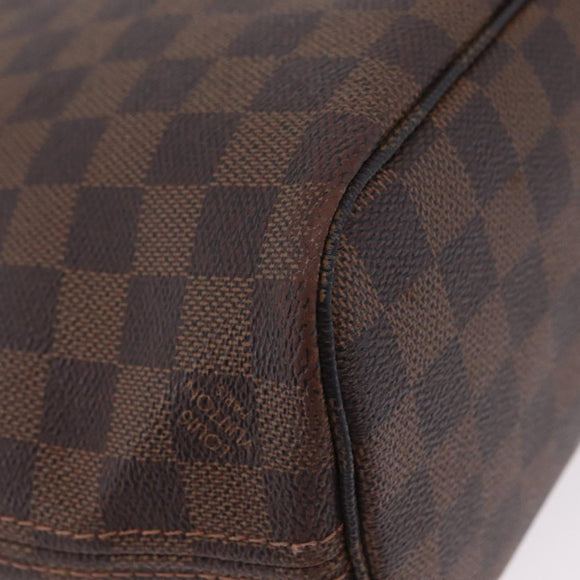 LOUIS VUITTON Damier Ebene Neverfull PM Tote Bag N51109 LV Auth 206118