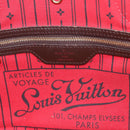 LOUIS VUITTON Damier Ebene Neverfull PM Tote Bag N51109 LV Auth 206118-21