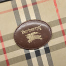 Burberrys Nova Check Shoulder Bag Canvas Beige Gold Auth 206119-19