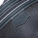Christian Dior Trotter Canvas Shoulder Bag Black Gold Auth 206120V-17