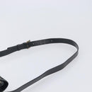 Christian Dior Trotter Canvas Shoulder Bag Black Gold Auth 206120V-8
