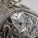 LOUIS VUITTON Monogram Miroir Speedy 30 Bag Silver Argent M95786 Auth 206125SAV-20