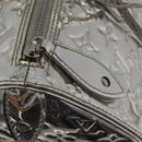 LOUIS VUITTON Monogram Miroir Speedy 30 Bag Silver Argent M95786 Auth 206125SAV-23