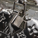 LOUIS VUITTON Monogram Miroir Speedy 30 Bag Silver Argent M95786 Auth 206125SAV-27