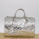 LOUIS VUITTON Monogram Miroir Speedy 30 Bag Silver Argent M95786 Auth 206125SAV-35