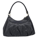 GUCCI GG Canvas Guccissima Abbey Bag Leather Black Gold 190525 Auth 206128V-3