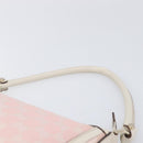 GUCCI GG Canvas Abbey Shoulder Bag Pink Gold 146244 Auth 206129V-9