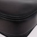 GUCCI Shoulder Bag Leather Black Gold Auth 206133-17
