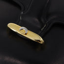GUCCI Shoulder Bag Leather Black Gold Auth 206133-19