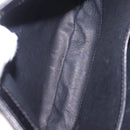 GUCCI Shoulder Bag Leather Black Gold Auth 206133-23