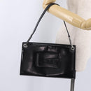 GUCCI Shoulder Bag Patent leather Brown Silver 001 3034 1705 Auth 206134-21