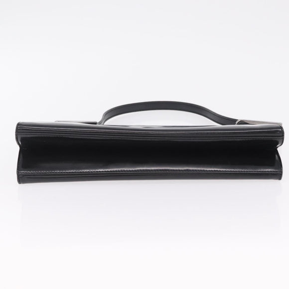 GUCCI Shoulder Bag Patent leather Brown Silver 001 3034 1705 Auth 206134