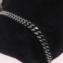 Stella MacCartney Chain Tote Bag polyester Black Silver 507185 Auth 206136A-9