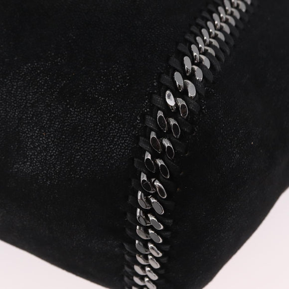 Stella MacCartney Chain Tote Bag polyester Black Silver 507185 Auth 206136A