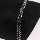 Stella MacCartney Chain Tote Bag polyester Black Silver 507185 Auth 206136A-16