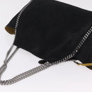 Stella MacCartney Chain Tote Bag polyester Black Silver 507185 Auth 206136A-6