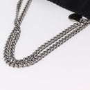 Stella MacCartney Chain Tote Bag polyester Black Silver 507185 Auth 206136A-7
