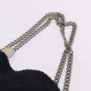 Stella MacCartney Chain Tote Bag polyester Black Silver 507185 Auth 206136A-8