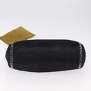 Stella MacCartney Chain Tote Bag polyester Black Silver 507185 Auth 206136A-5