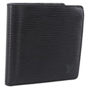 LOUIS VUITTON Epi Portefeuille Marco Bifold Wallet Black M63652 LV Auth 206143V-1