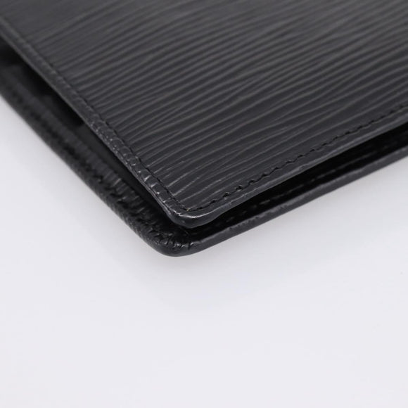 LOUIS VUITTON Epi Portefeuille Marco Bifold Wallet Black M63652 LV Auth 206143V