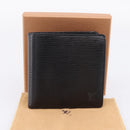 LOUIS VUITTON Epi Portefeuille Marco Bifold Wallet Black M63652 LV Auth 206143V-12
