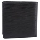 LOUIS VUITTON Epi Portefeuille Marco Bifold Wallet Black M63652 LV Auth 206143V-2