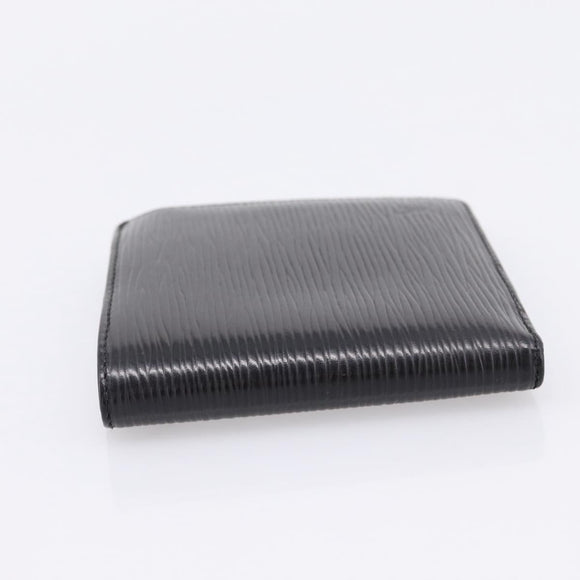 LOUIS VUITTON Epi Portefeuille Marco Bifold Wallet Black M63652 LV Auth 206143V