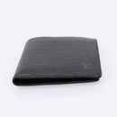 LOUIS VUITTON Epi Portefeuille Marco Bifold Wallet Black M63652 LV Auth 206143V-6