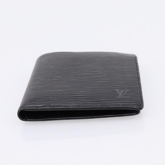 LOUIS VUITTON Epi Portefeuille Marco Bifold Wallet Black M63652 LV Auth 206143V
