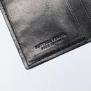BOTTEGA VENETA INTRECCIATO Compact Wallet Leather Black Auth 206144A-18