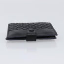 BOTTEGA VENETA INTRECCIATO Compact Wallet Leather Black Auth 206144A-3