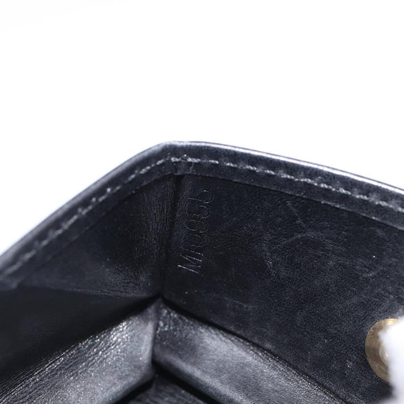 LOUIS VUITTON Epi Porte Monnaie Boite Coin Purse Black M63692 LV Auth 206145A