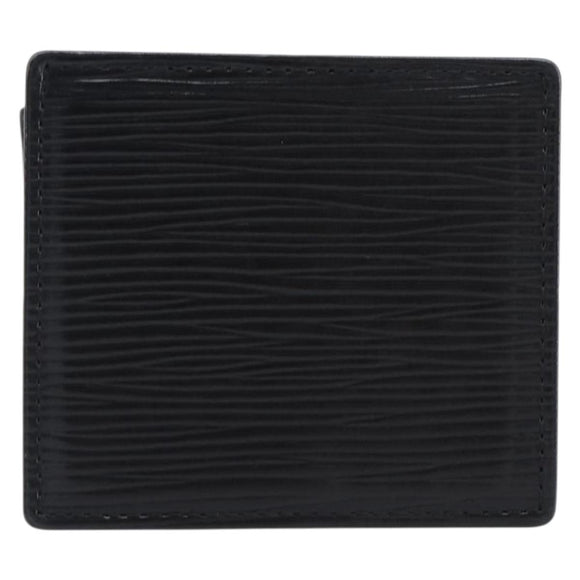 LOUIS VUITTON Epi Porte Monnaie Boite Coin Purse Black M63692 LV Auth 206145A