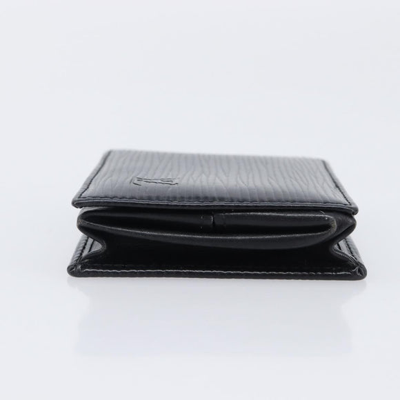 LOUIS VUITTON Epi Porte Monnaie Boite Coin Purse Black M63692 LV Auth 206145A