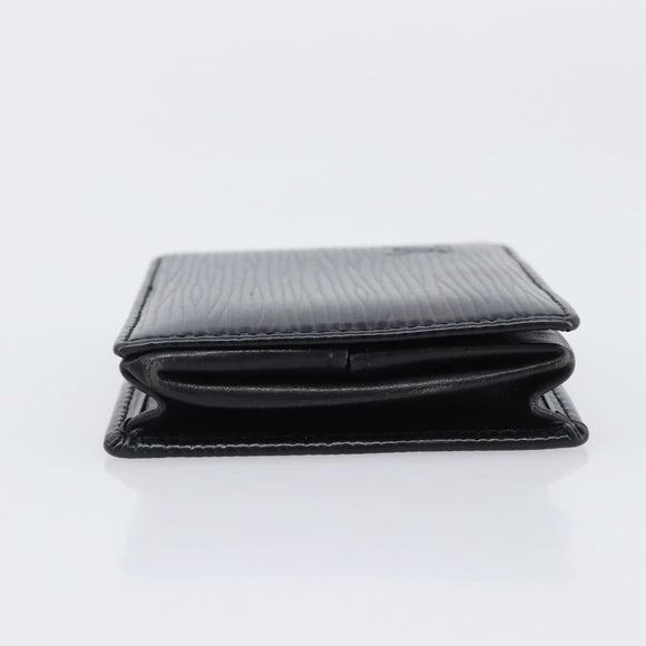 LOUIS VUITTON Epi Porte Monnaie Boite Coin Purse Black M63692 LV Auth 206145A