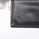 GUCCI GG Canvas Guccissima Compact Wallet Leather Black 233102 Auth 206146A-13