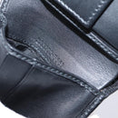 GUCCI GG Canvas Guccissima Compact Wallet Leather Black 233102 Auth 206146A-21