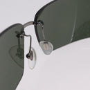 BVLGARI Sunglasses metal Silver Auth 206148V-15