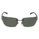 BVLGARI Sunglasses metal Silver Auth 206148V-13
