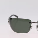 BVLGARI Sunglasses metal Silver Auth 206148V-3