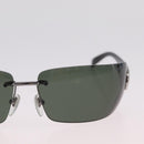 BVLGARI Sunglasses metal Silver Auth 206148V-4