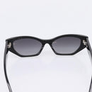 CHANEL COCO Mark Sunglasses Plastic Black CC Auth 206149M-9