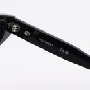 CHANEL COCO Mark Sunglasses Plastic Black CC Auth 206149M-10