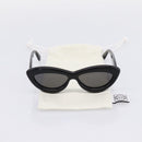 LOEWE Sunglasses Plastic Black Gold Auth 206150V-12