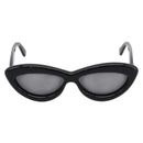 LOEWE Sunglasses Plastic Black Gold Auth 206150V-13