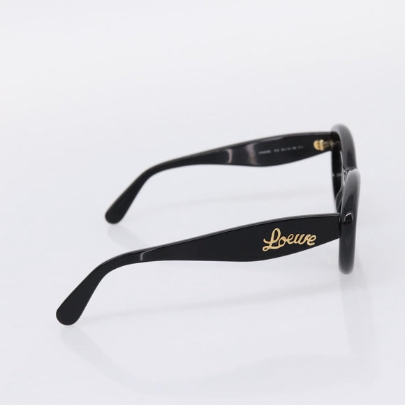 LOEWE Sunglasses Plastic Black Gold Auth 206150V